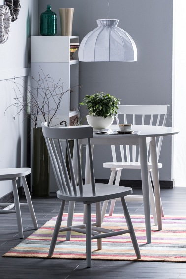 Stół Okrągły LARSON fi90 Biały