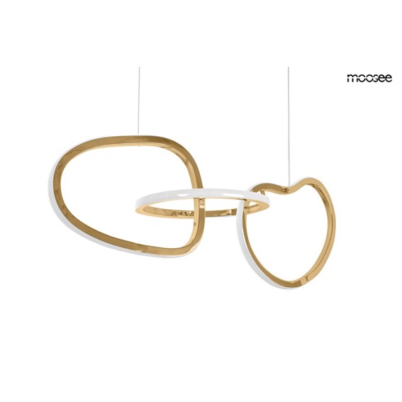 Lampa Wisząca JAZZ 3 Złoty/Biały