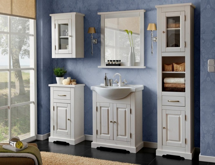 Szafka pod Umywalkę Romantic 862 35x65x81 Biały