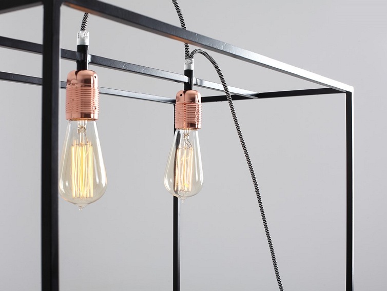 Lampa Podłogowa METRIC FLOOR M Czarny