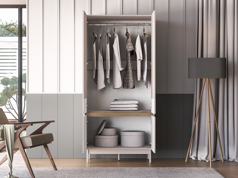 Szafa DUNEA 01 Kaszmirowy/Dąb Cremona