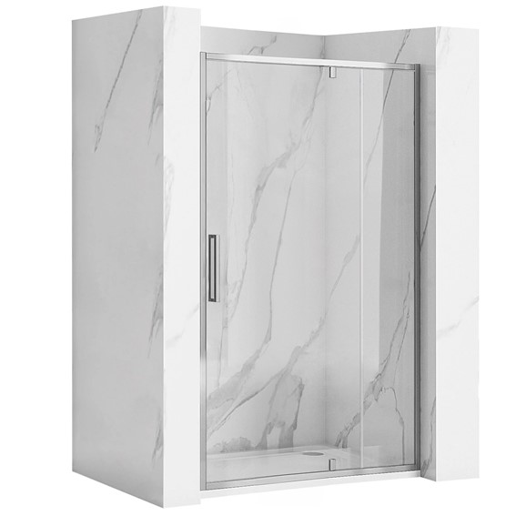 Drzwi Prysznicowe RAPID SWING 120 Chrom