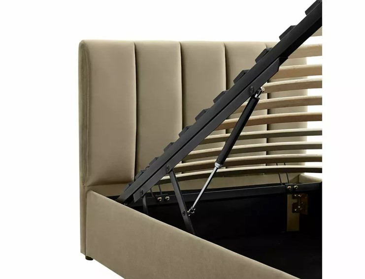 Łóżko MONTREAL Velvet 90x200 Beżowy Bluvel 28