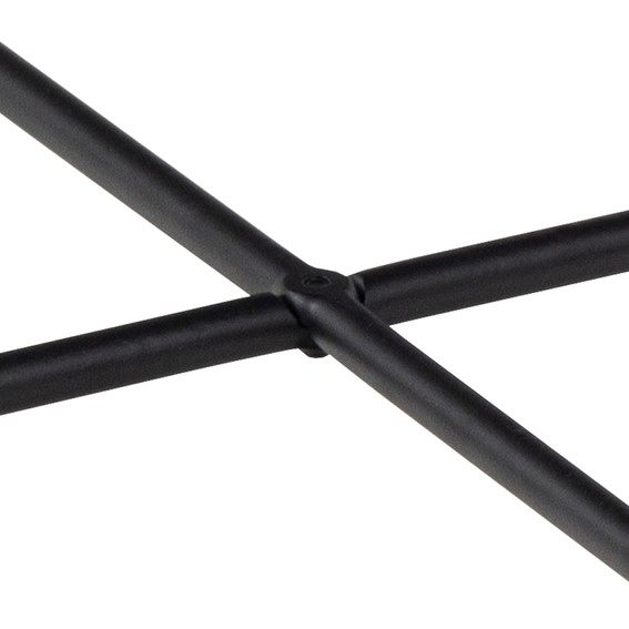 Stolik Kawowy AVILA Niski Czarny Marmur