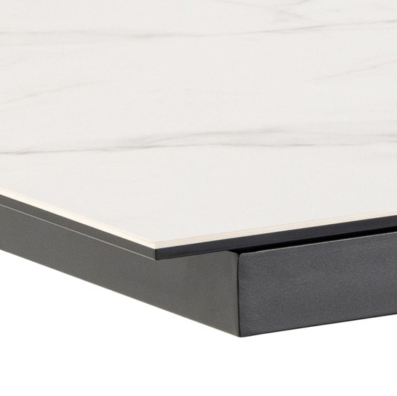 Stół HEAVEN Rozkładany White Akranes 168/210x90 cm