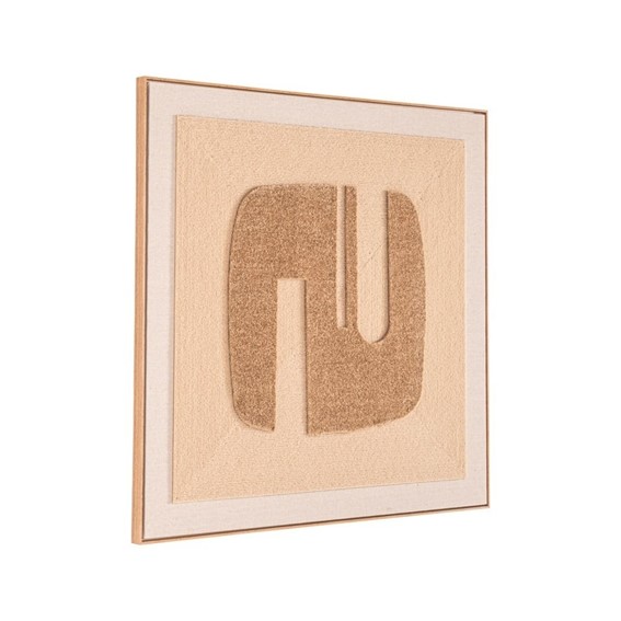 Obraz SEDA 100x100cm Beżowy