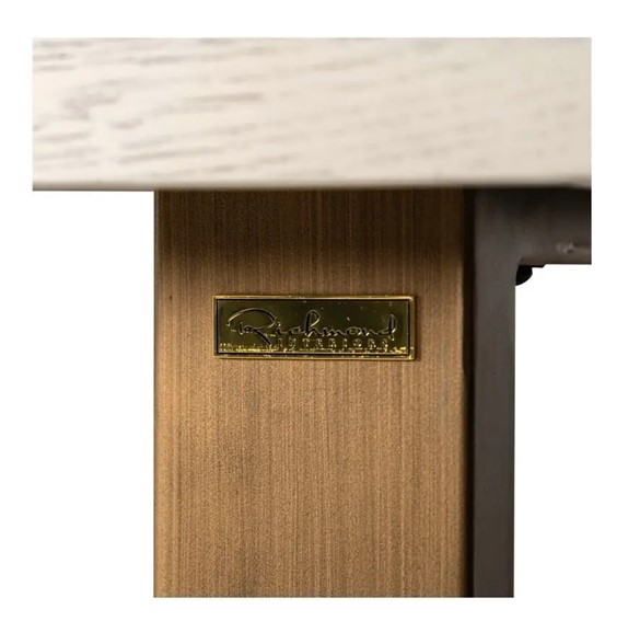 Stół Jadalniany WHITEBONE BRASS 235 Biały