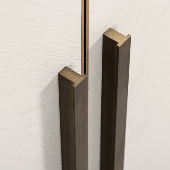 Komoda WHITEBONE BRASS Biały