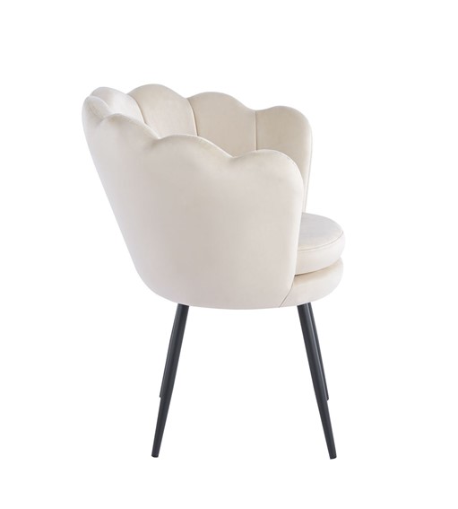 Fotel Velvet FR1-FX Beżowy/Czarny