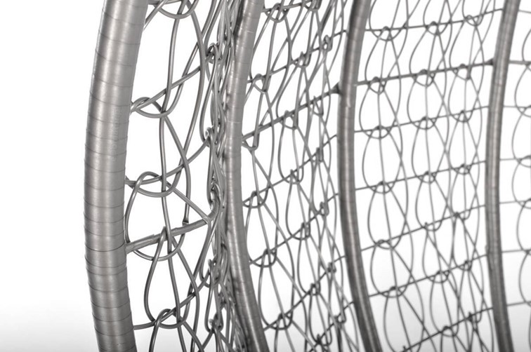 Fotel Wiszący BAHAMA Szary/Szary