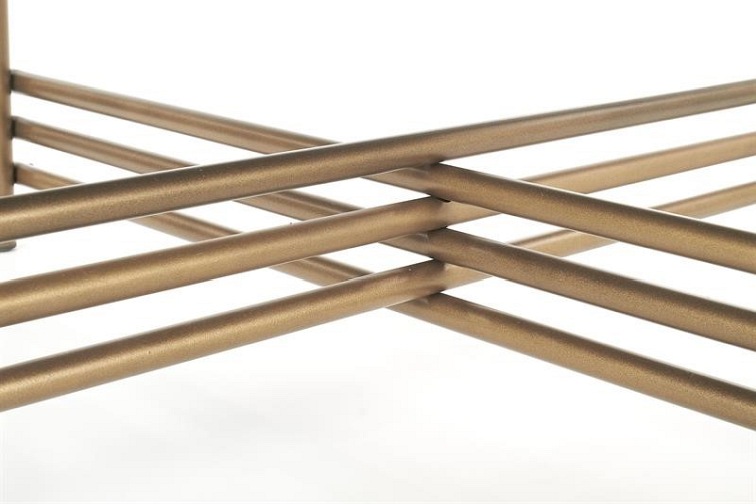 Ława Ismena 41x80 Złoty/Czarny