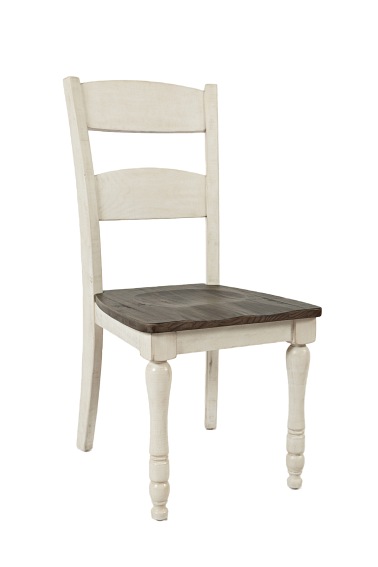 Krzesło AVOLA Biały/Szary