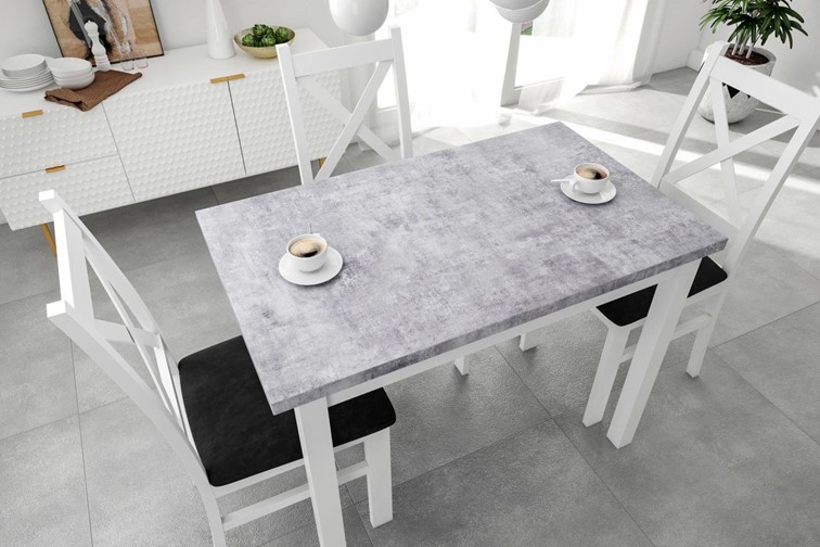 Stół MONTE 70x100 Beton/Biały