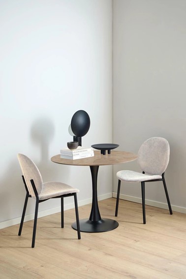 Krzesło CLIFF Beżowy/Czarny