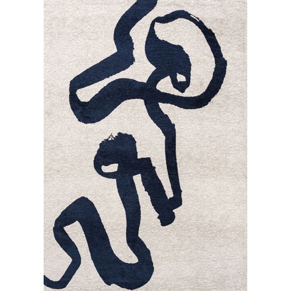 Dywan RIBBON SEA INK 9849 80x150 cm Granatowy/Beżowy