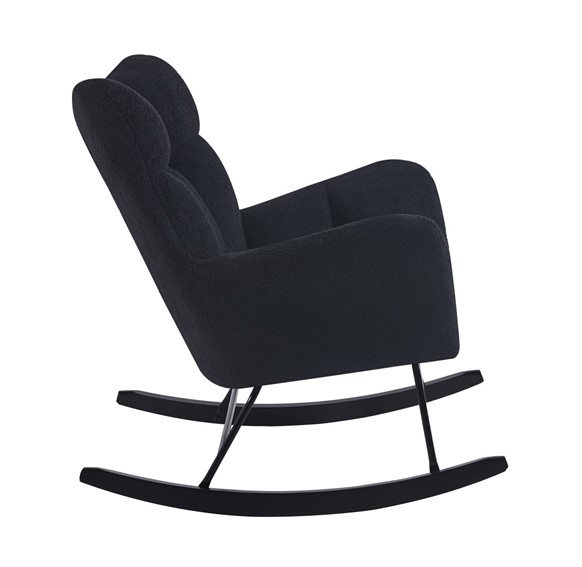 Fotel Bujany TEDDY FR4-FX Czarny