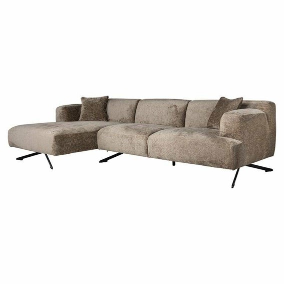 Sofa DONOVAN L Brązowy