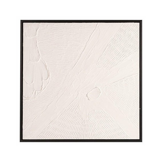 Obraz JANEY 80x80cm Biały