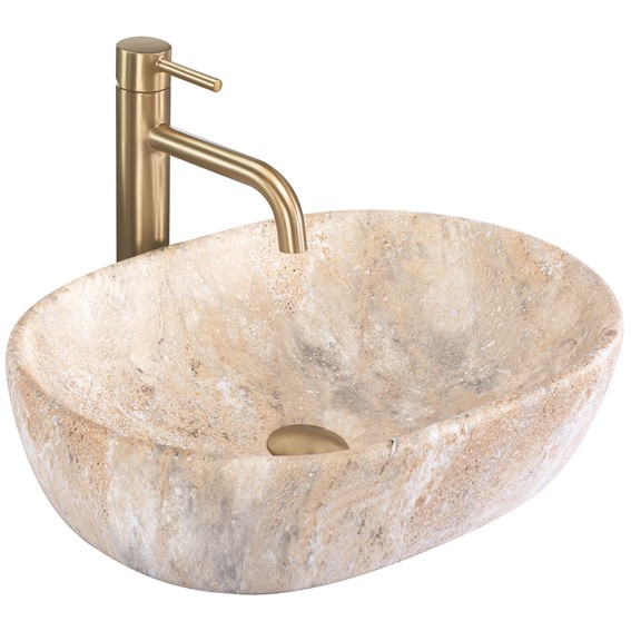 Umywalka Nablatowa AMELIA 48 Savana Beżowy