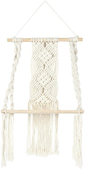 Półka BOHO Średnia Macrama Beżowy