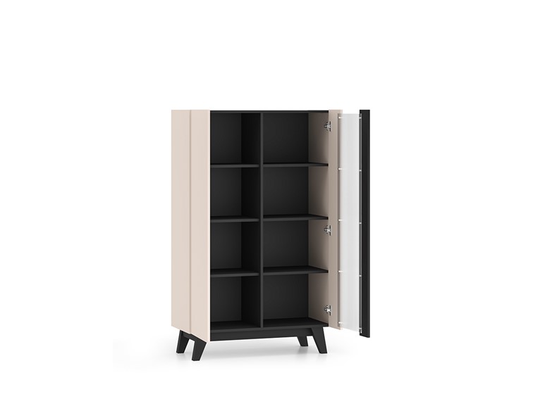 Witryna FRESHION 02 Cashmere/Czarny