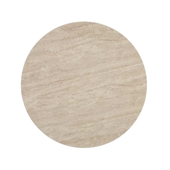 Stół AMADEO Fi90cm Beż Mat/Kaszmir