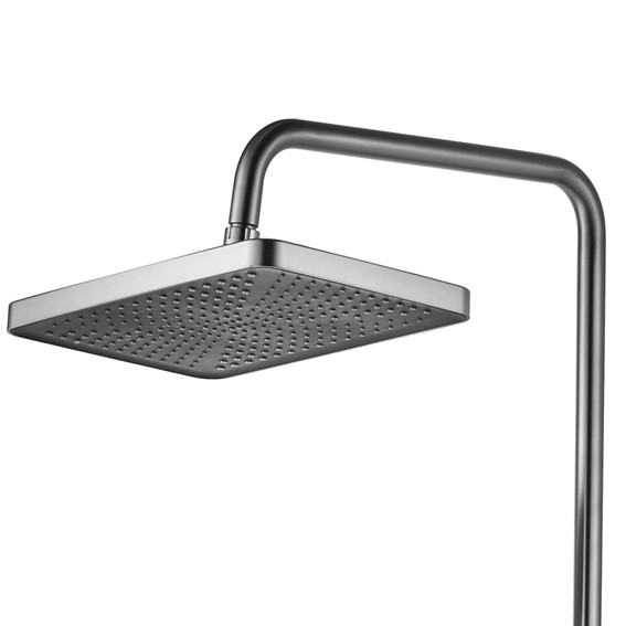 Zestaw Natryskowy HELIX Nikiel Szczotkowany