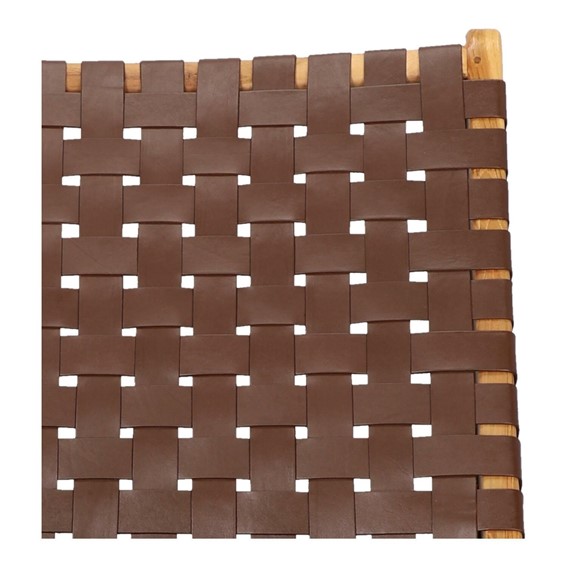 Fotel PERUGIA Skóra Brązowa