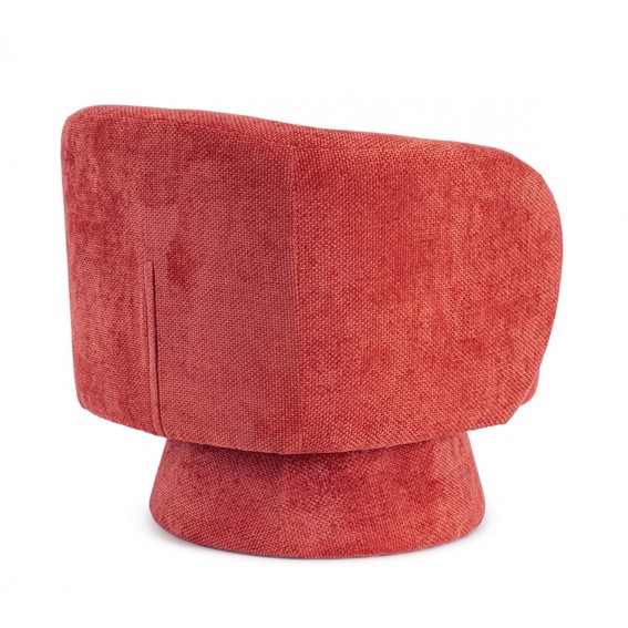 Fotel Obrotowy JULIENNE Czerwony