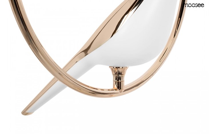 Lampa Wisząca BIRD DISC Złoty/Biały