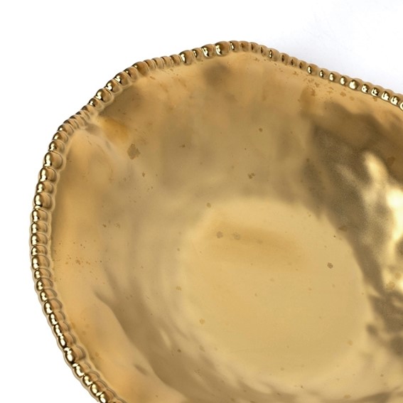 Komplet 2 Półmisków BELL Złoty