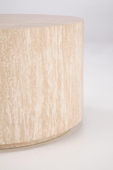 Ława TRAVERTINO fi60 Beżowy