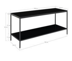 Szafka RTV VITA Czarna