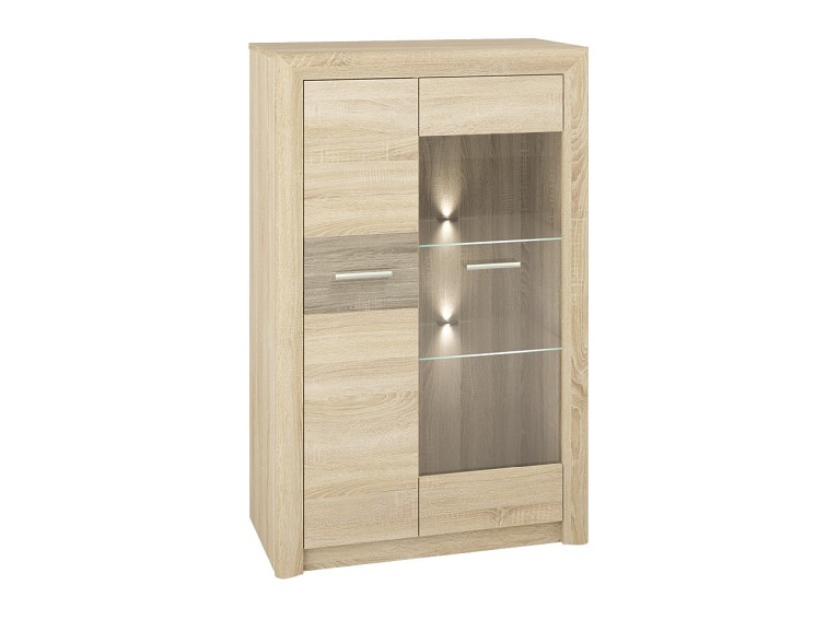 Witryna CASTEL 06/S Sonoma/Truflowy