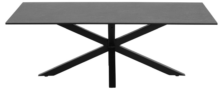 Stolik Kawowy HEAVEN Czarny/Marmur