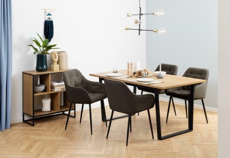 Krzesło BROOKE Brązowy