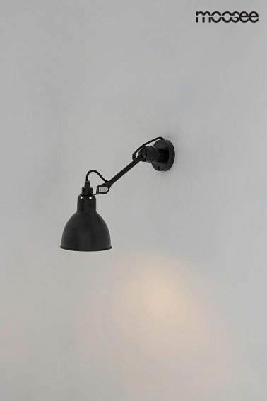 Lampa Ścienna FRANK Czarny