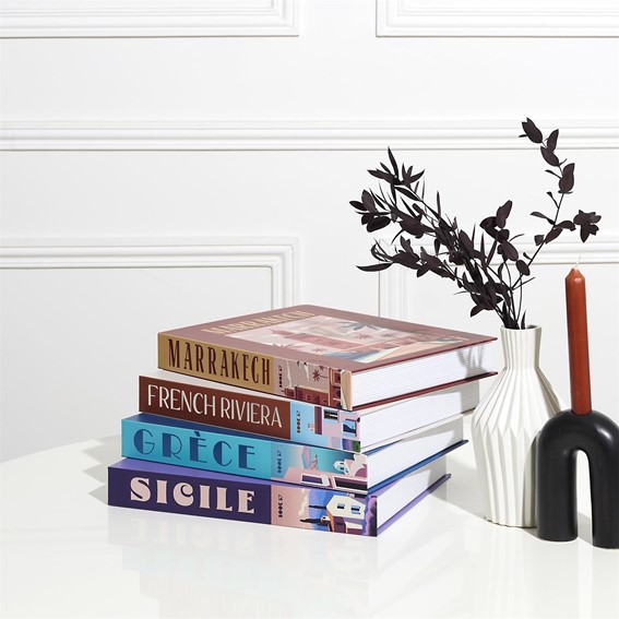 Pudełko Książka MARRAKECH Czerwony