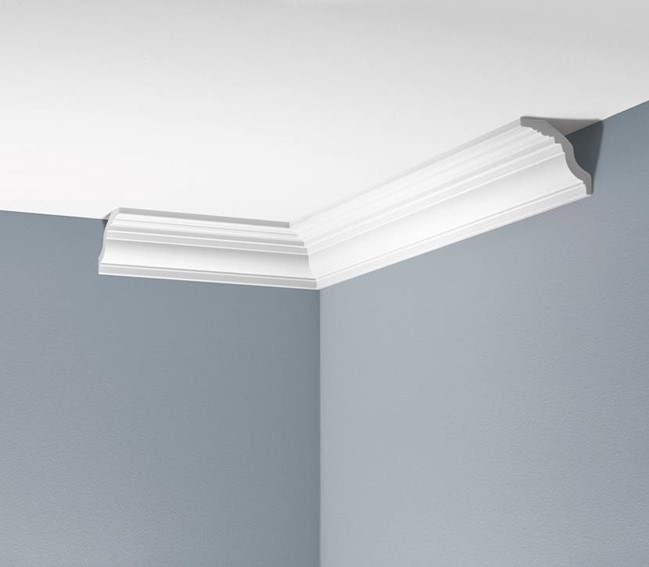 Listwa Gzymsowa Gładka LGG-01 Flex 235 cm Biały