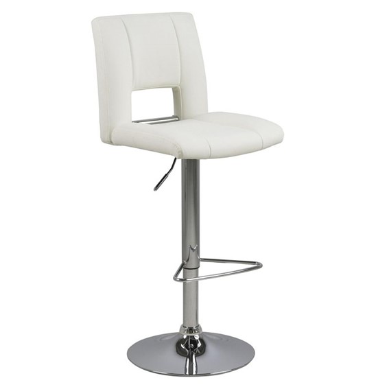 Hoker SYLVIA Biały/Chrom