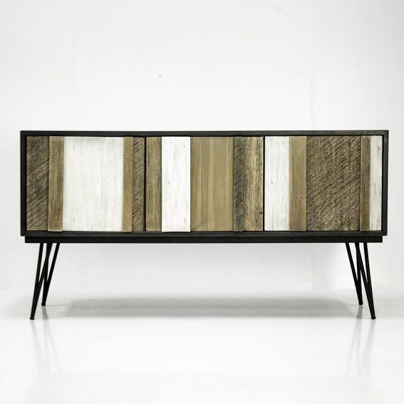 Komoda Adesso D01 45x155x80 Czarny