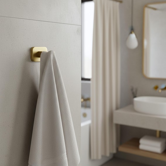 Wieszak Łazienkowy NICO 5905 Złoty Szczotkowany