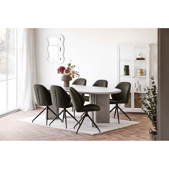 Lustro BOSARO 80x54cm Biały