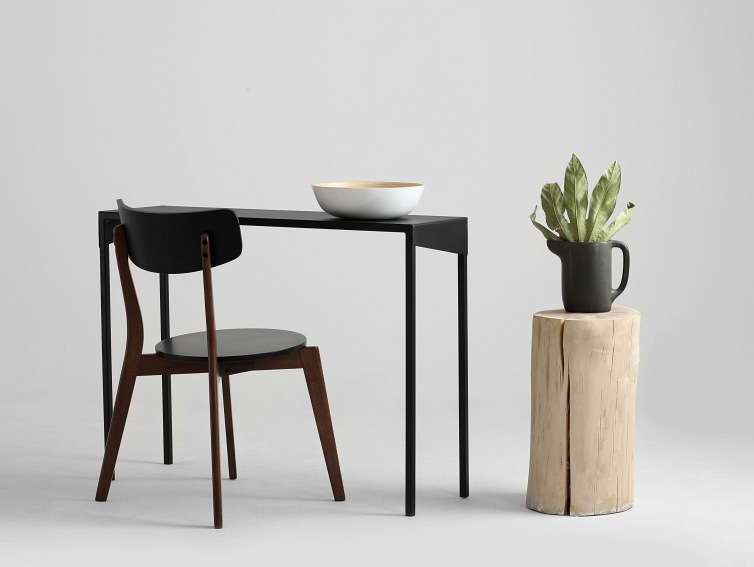 Konsola OBROOS METAL 100x30 Czarny