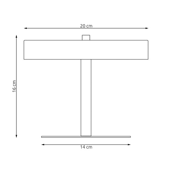 Lampa Stołowa NEMO LN2 Czarny