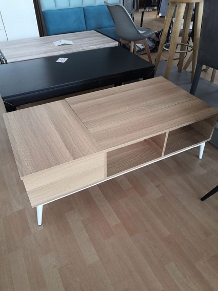 Ława ARRAS Dąb/Biały