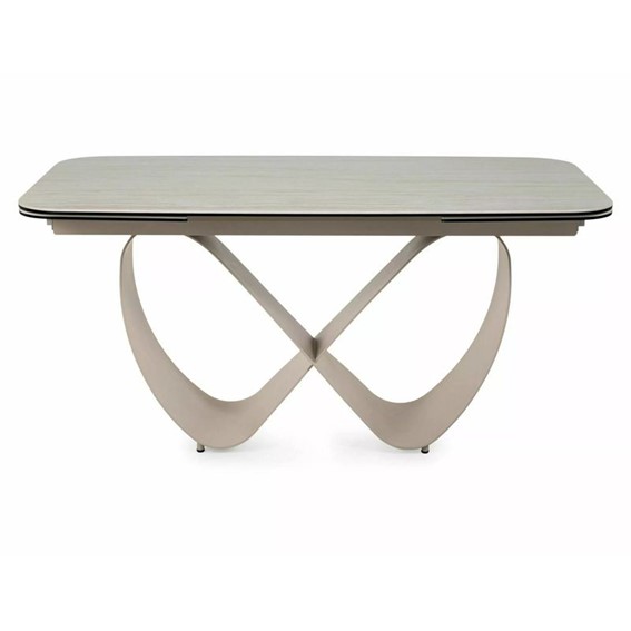 Stół Rozkładany INFINITY Ceramic (240-160)x95cm Beż Mat/Kaszmir