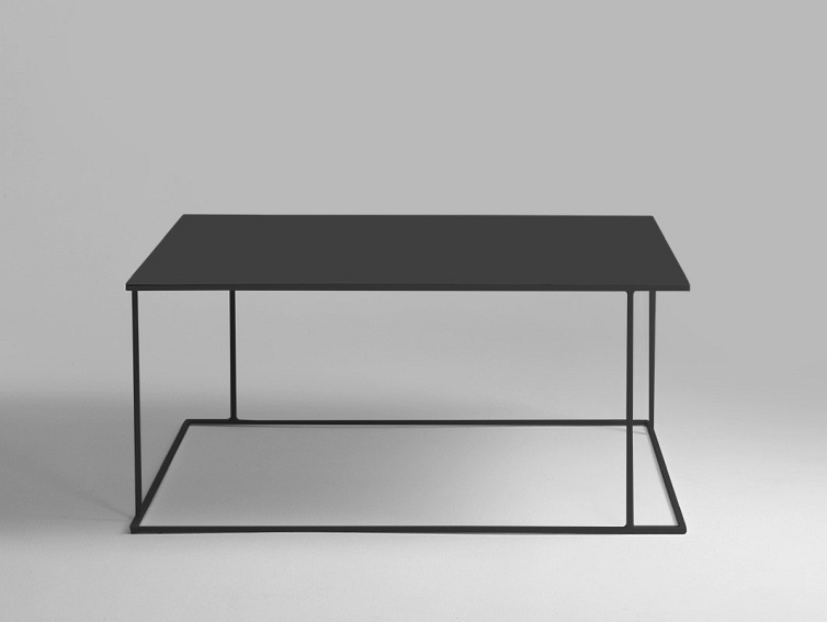 Stół Kawowy Walt Metal 100x100 Czarny