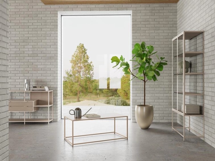 Stolik SEAFORD 100x50 Szary