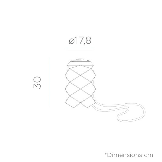 Lampa Przenośna BITA BATTERY Szary